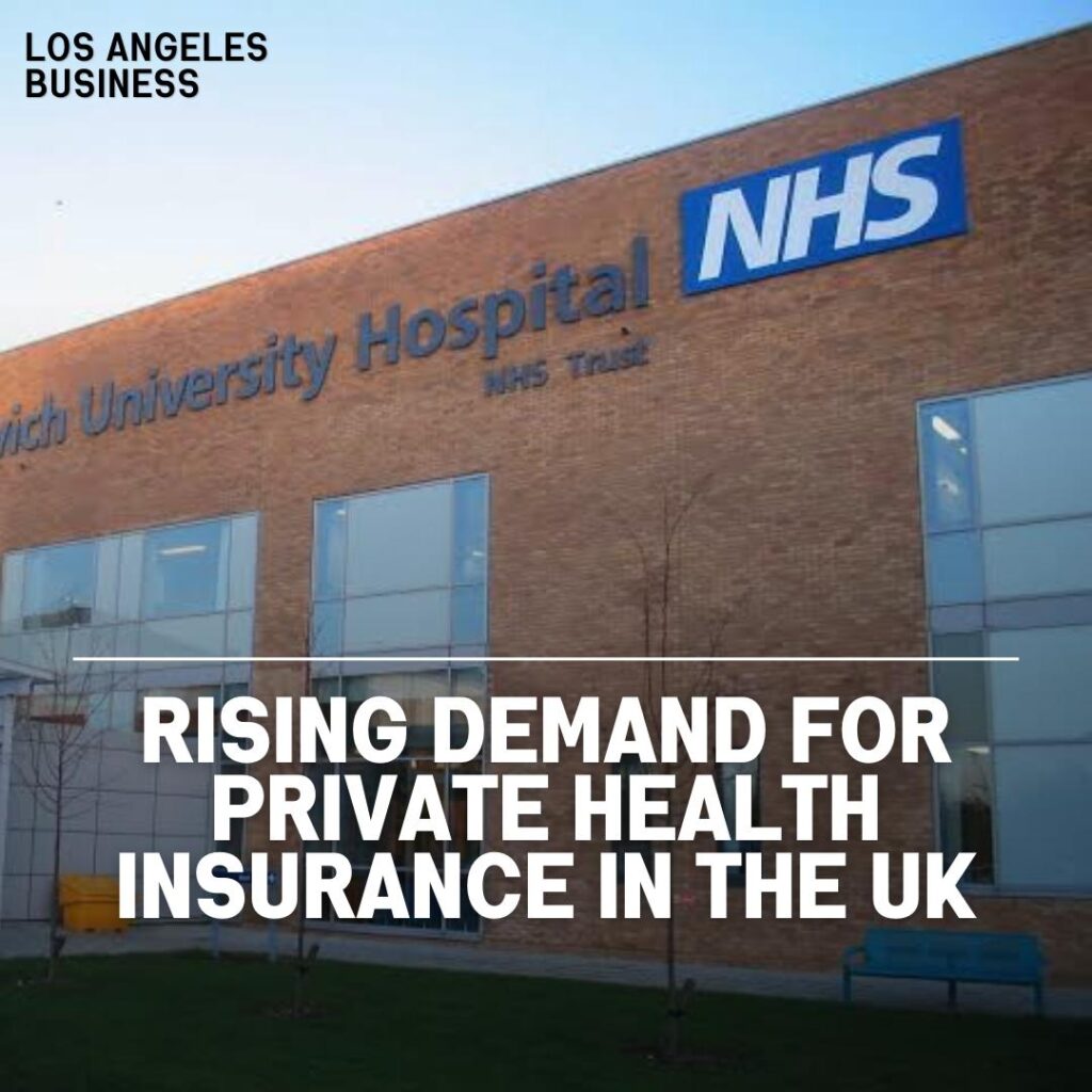 Worries over NHS waiting lists contributed to a 41% growth in policy sales, which contributed to £1.5bn operating earnings.