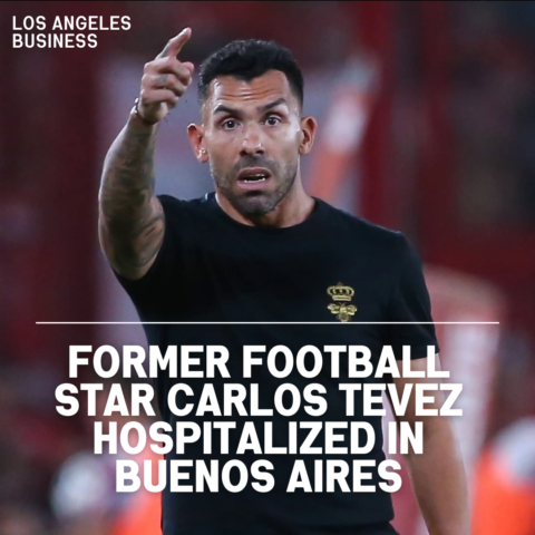 Former Argentina legend Carlos Tevez has been admitted to hospital after suffering from chest aches.