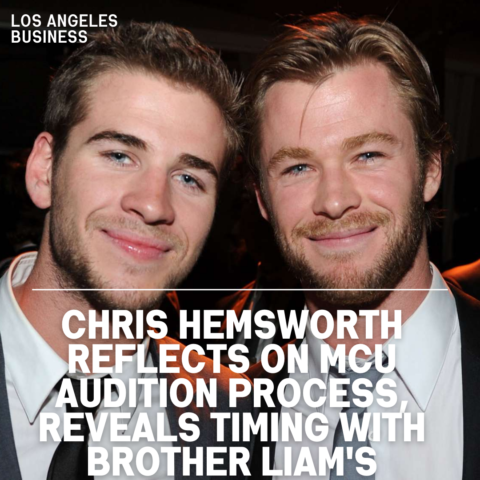 "When I was allowed to re-audition, it was when he was out of the picture," Chris said, saying that he and his brother never directly competed for the MCU role simultaneously.