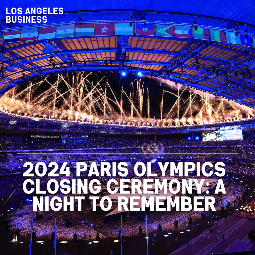 Closing Rites 2024 Paris Olympics closing ceremony: a night to Remember - Los Angeles ...
